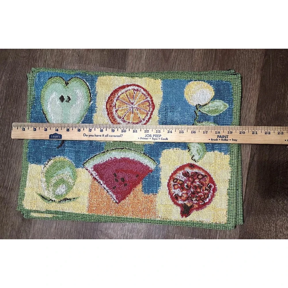 Delightful Fruits Table‎ Mat Placement Set Of 6